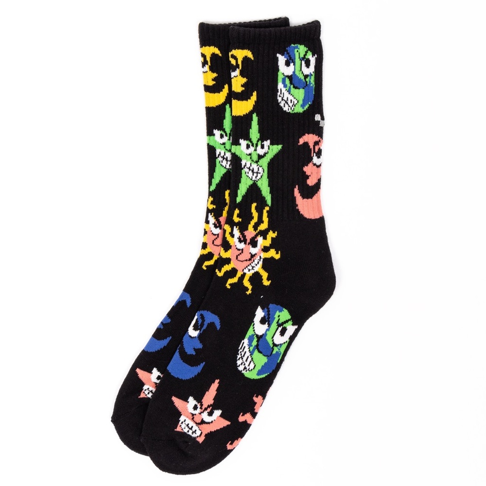 Vans Skate Clay Crew Socks - Black